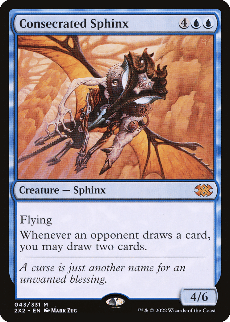 Consecrated Sphinx — Double Masters 2022 — Magic: The Gathering