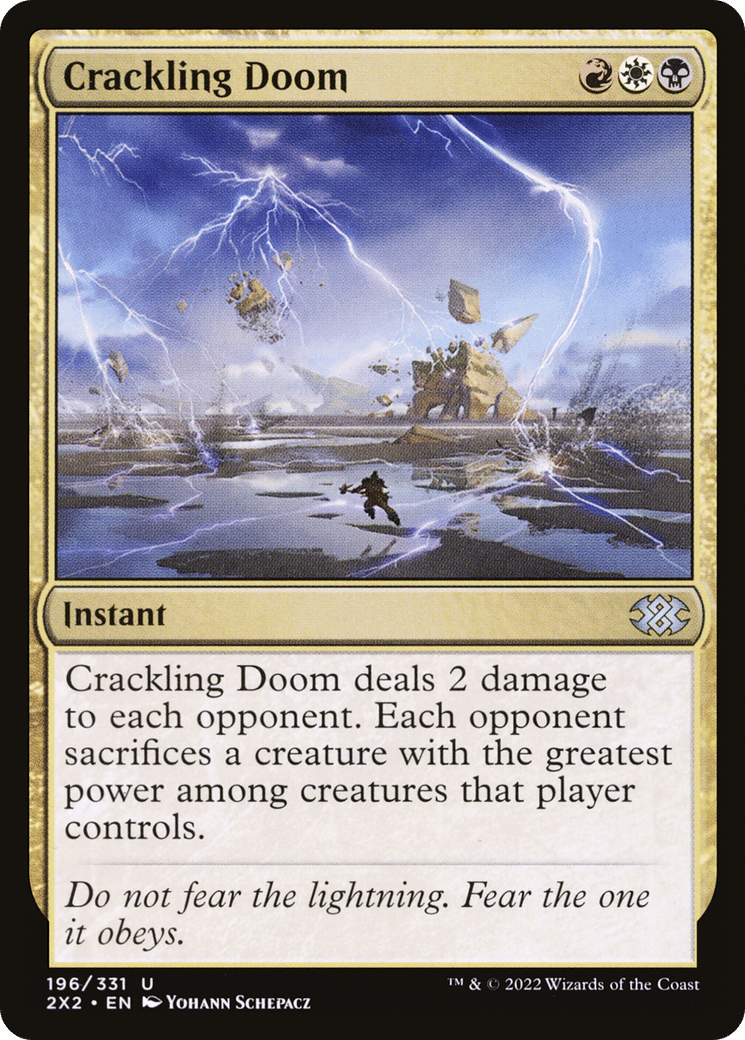 Crackling Doom — Double Masters 2022 — Magic: The Gathering