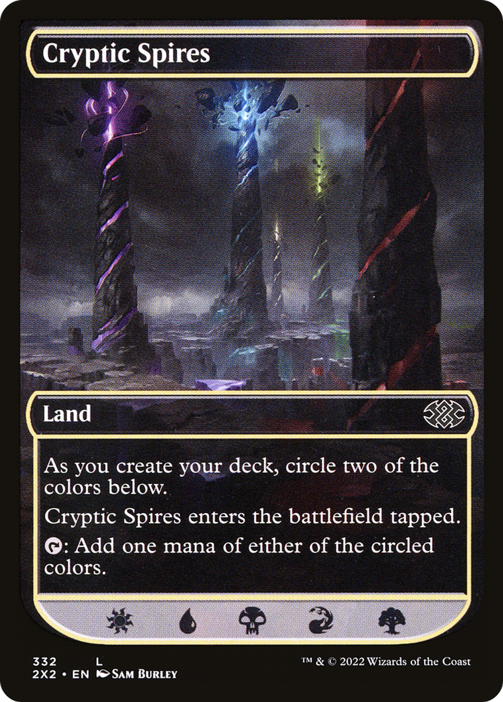 Cryptic Spires — Double Masters 2022 — Magic: The Gathering
