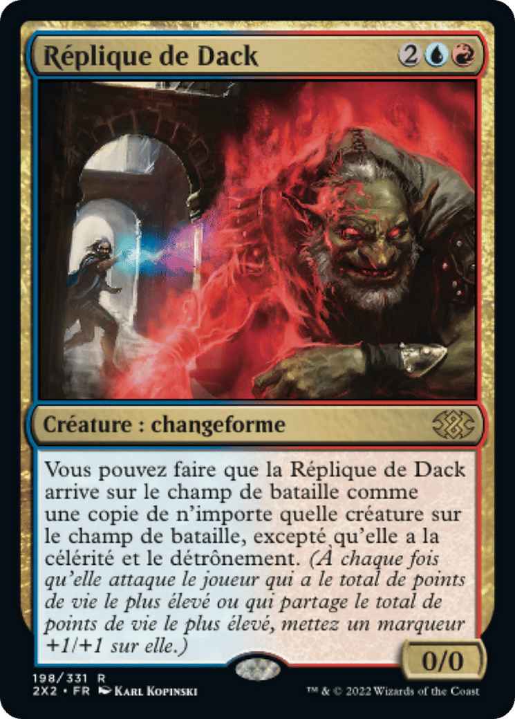 Réplique de Dack — Double Masters 2022 — Magic: The Gathering