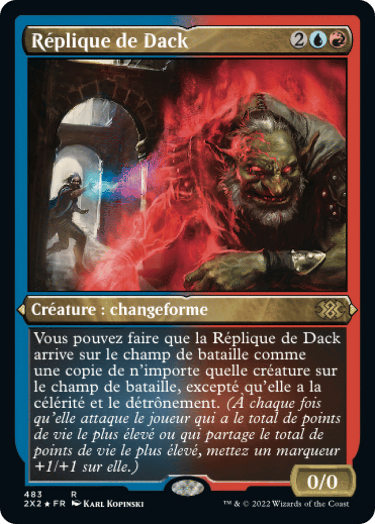 Réplique de Dack — Double Masters 2022 — Magic: The Gathering