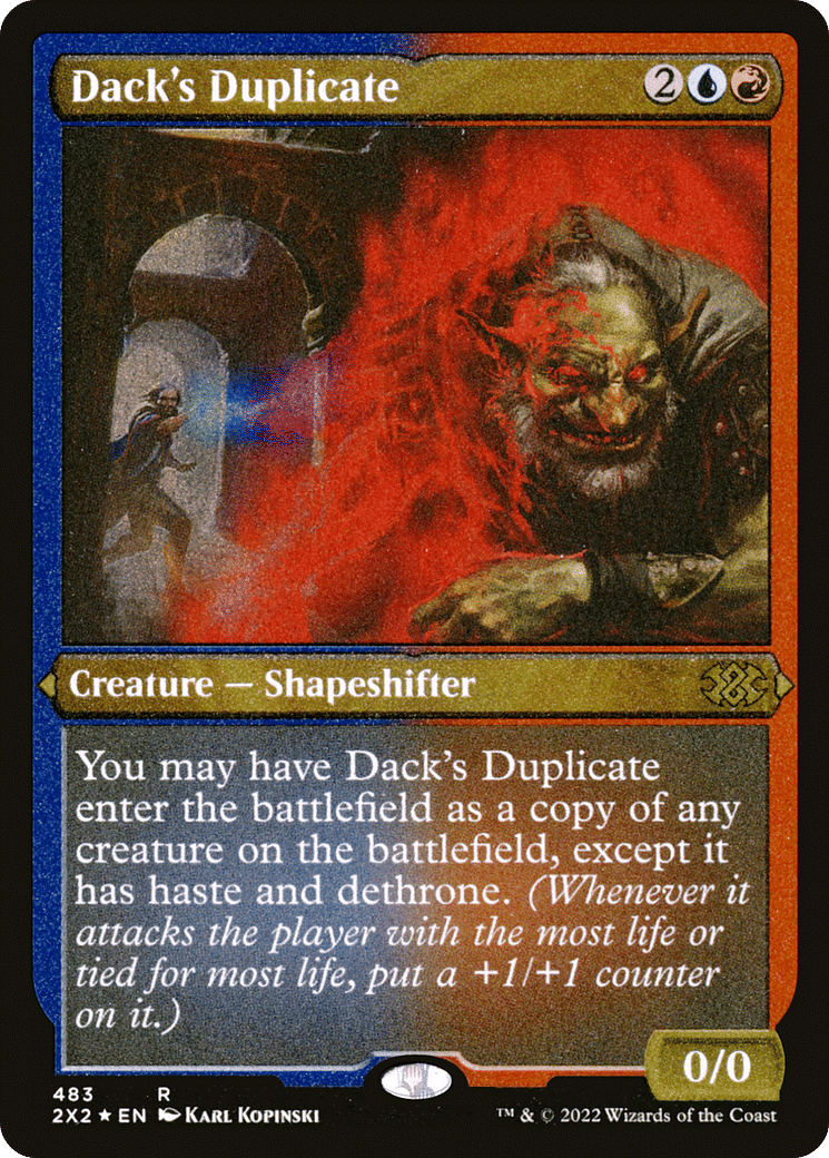 Dack's Duplicate — Double Masters 2022 — Magic: The Gathering