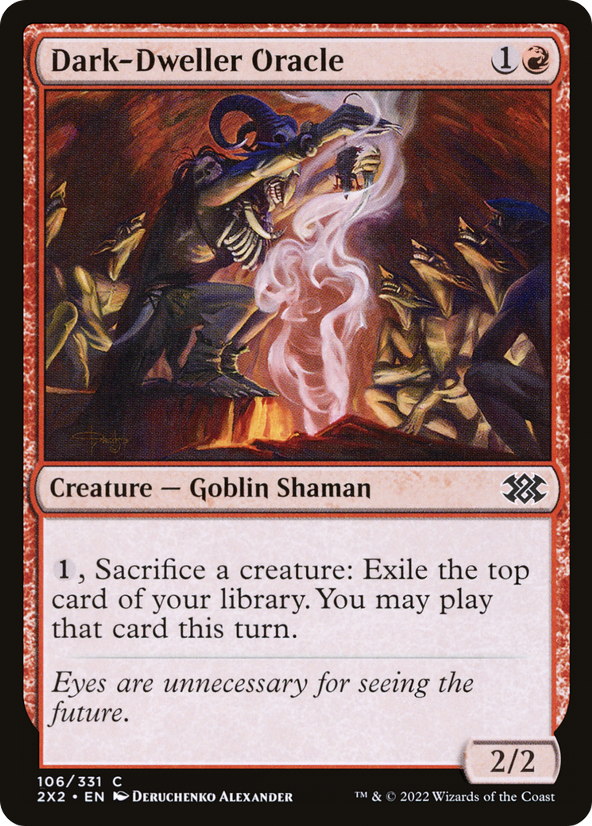 Oracle sciaphile — Double Masters 2022 — Magic: The Gathering