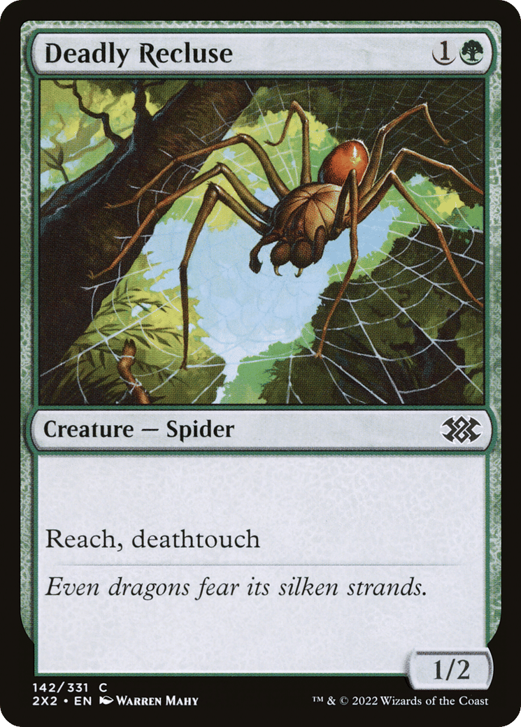 Deadly Recluse — Double Masters 2022 — Magic: The Gathering