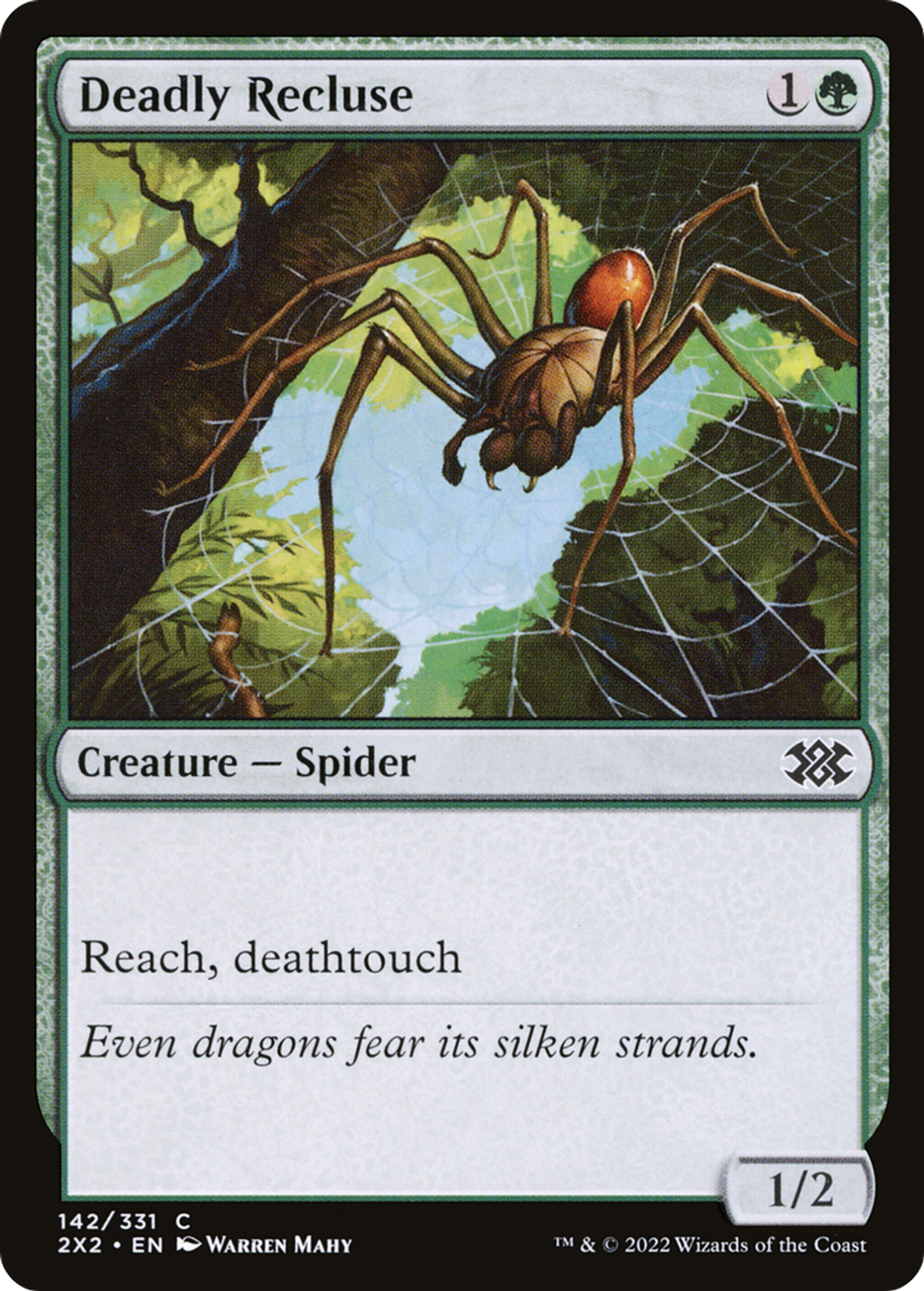 Deadly Recluse — Double Masters 2022 — Magic: The Gathering