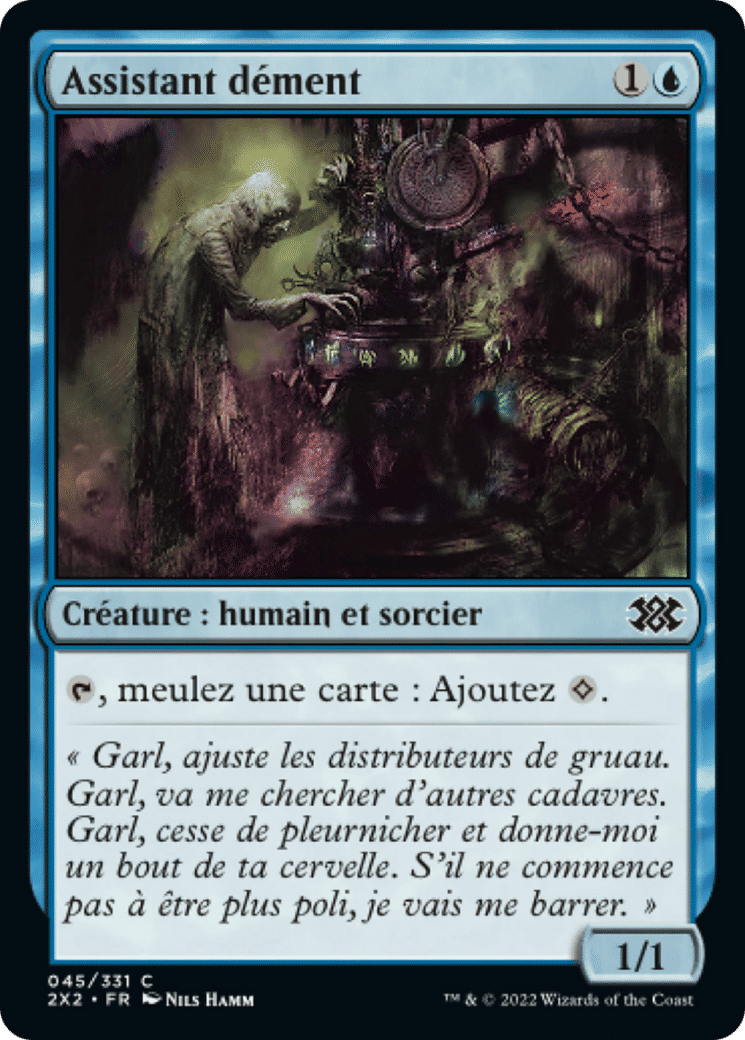 Assistant dément — Double Masters 2022 — Magic: The Gathering