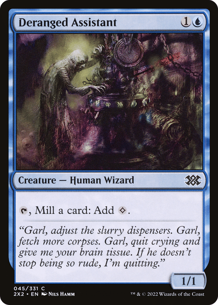 Deranged Assistant — Double Masters 2022 — Magic: The Gathering