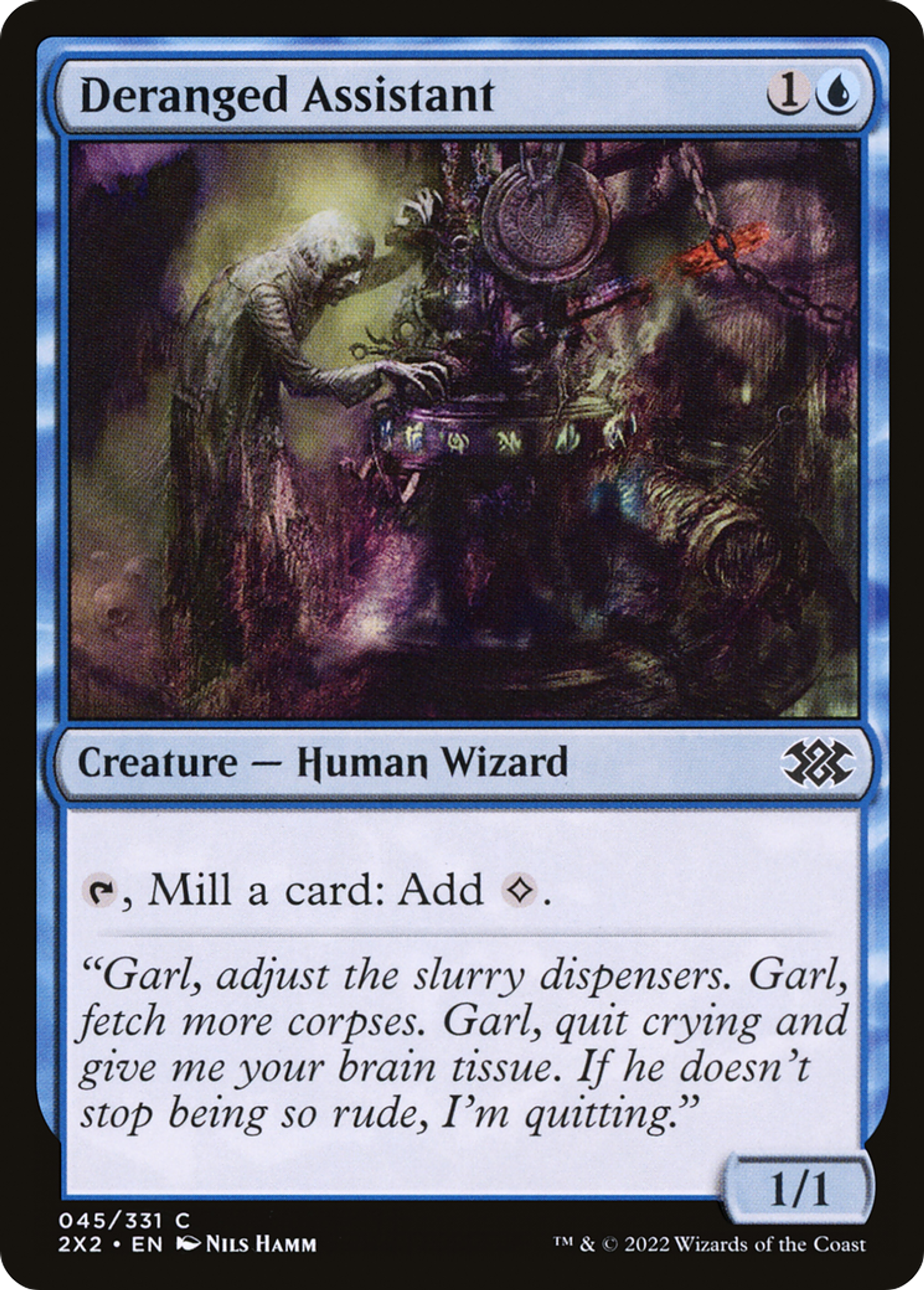Deranged Assistant — Double Masters 2022 — Magic: The Gathering