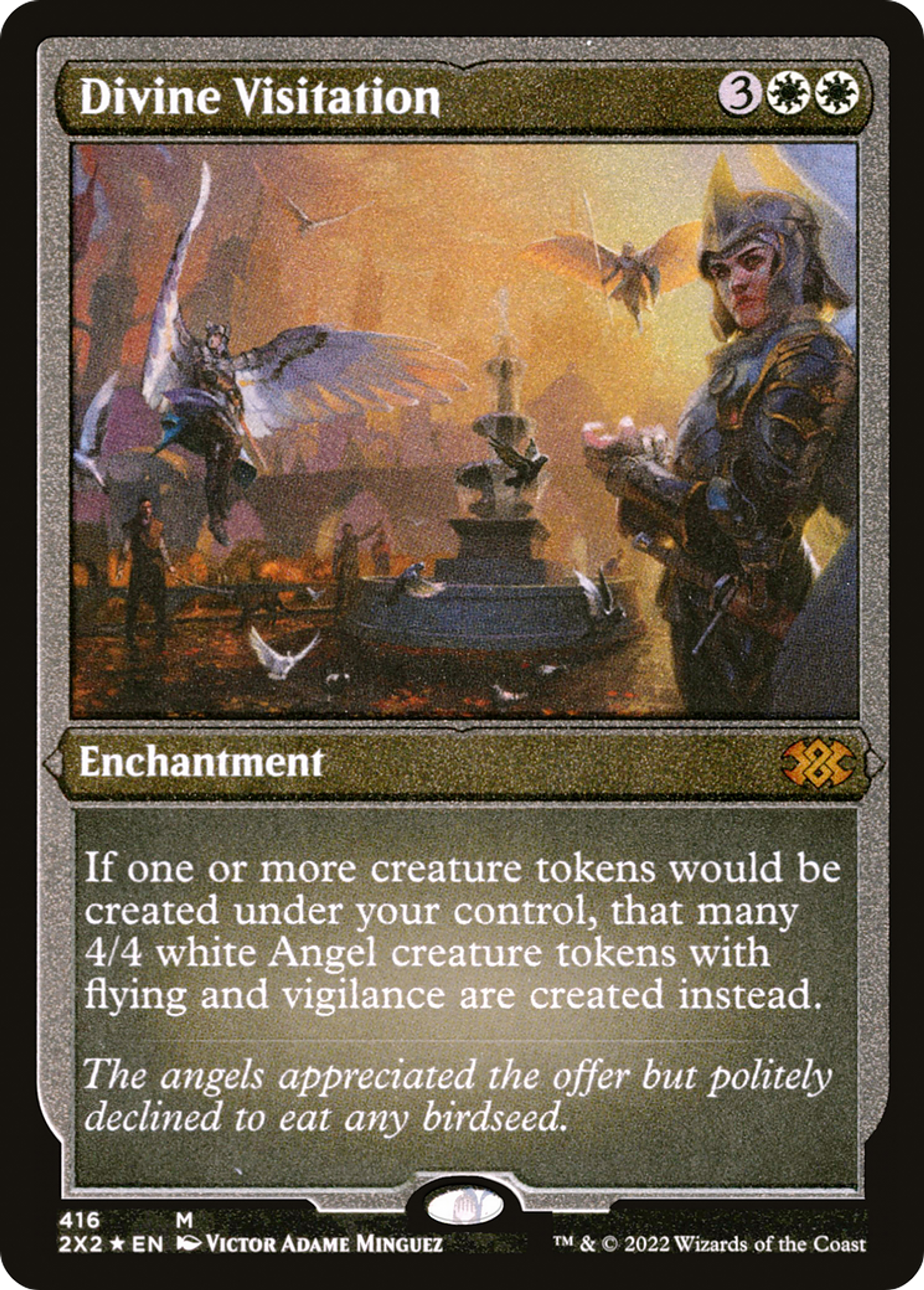 Divine Visitation — Double Masters 2022 — Magic: The Gathering
