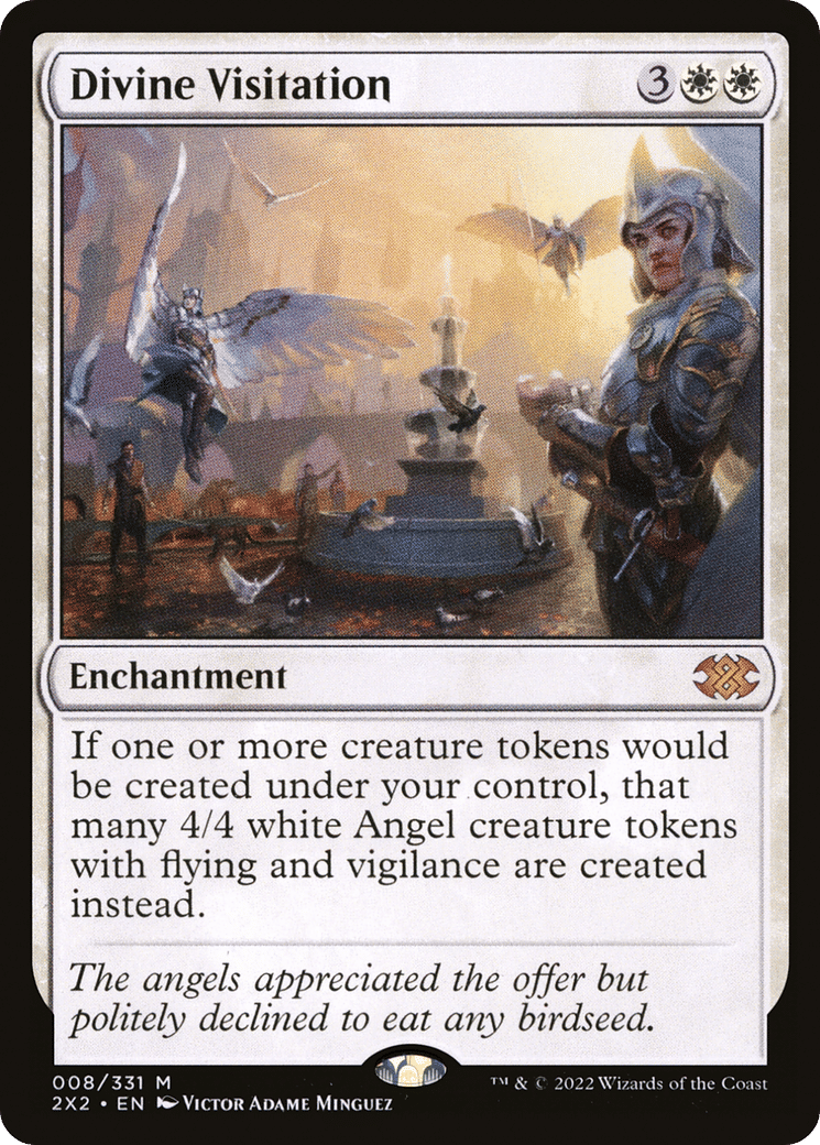 Divine Visitation — Double Masters 2022 — Magic: The Gathering
