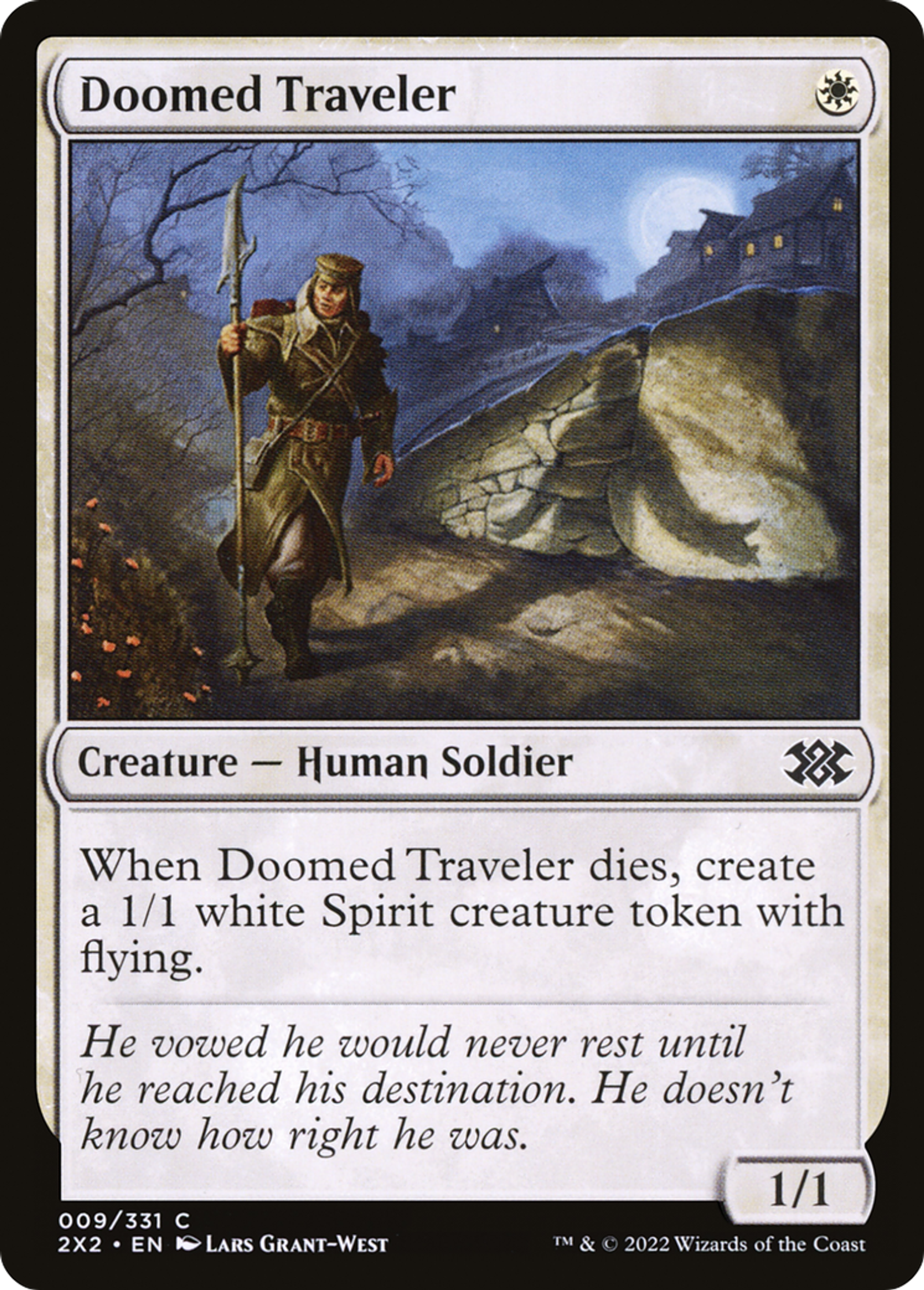 Voyageur damné — Double Masters 2022 — Magic: The Gathering