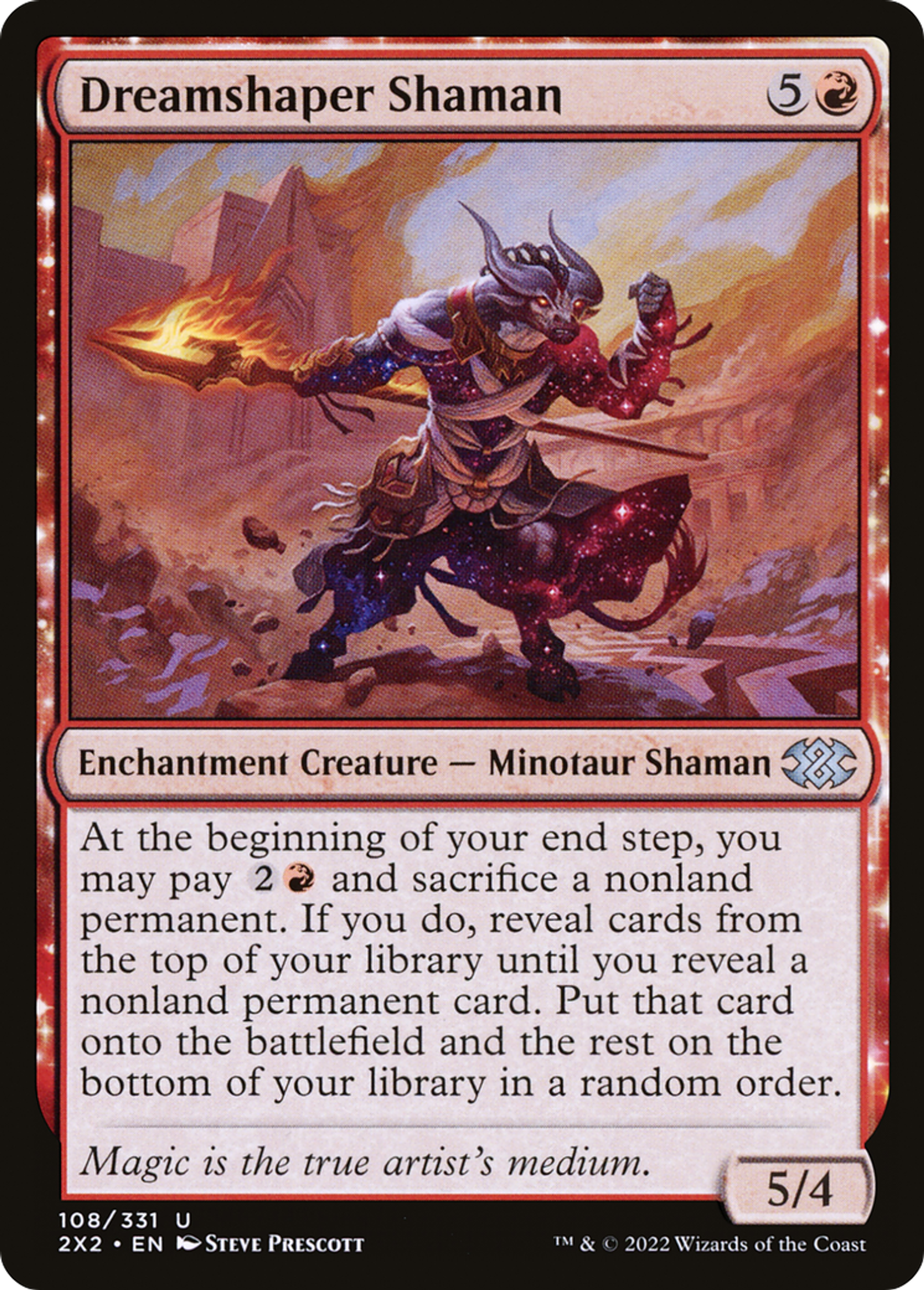 Dreamshaper Shaman — Double Masters 2022 — Magic: The Gathering