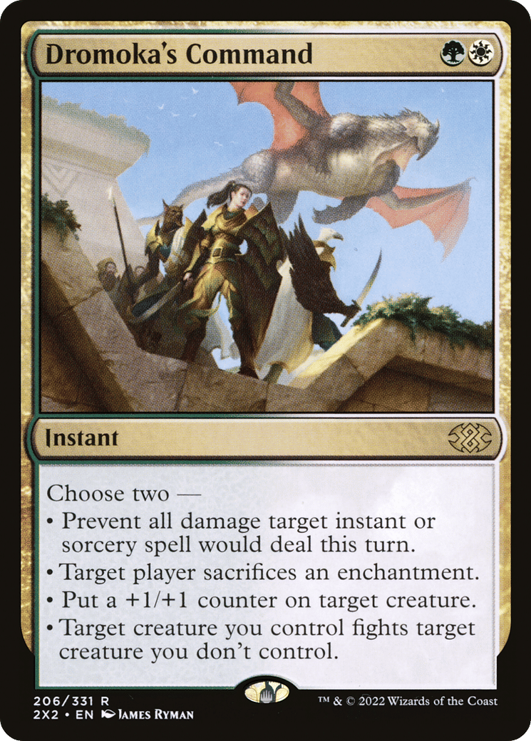 Dromoka's Command — Double Masters 2022 — Magic: The Gathering