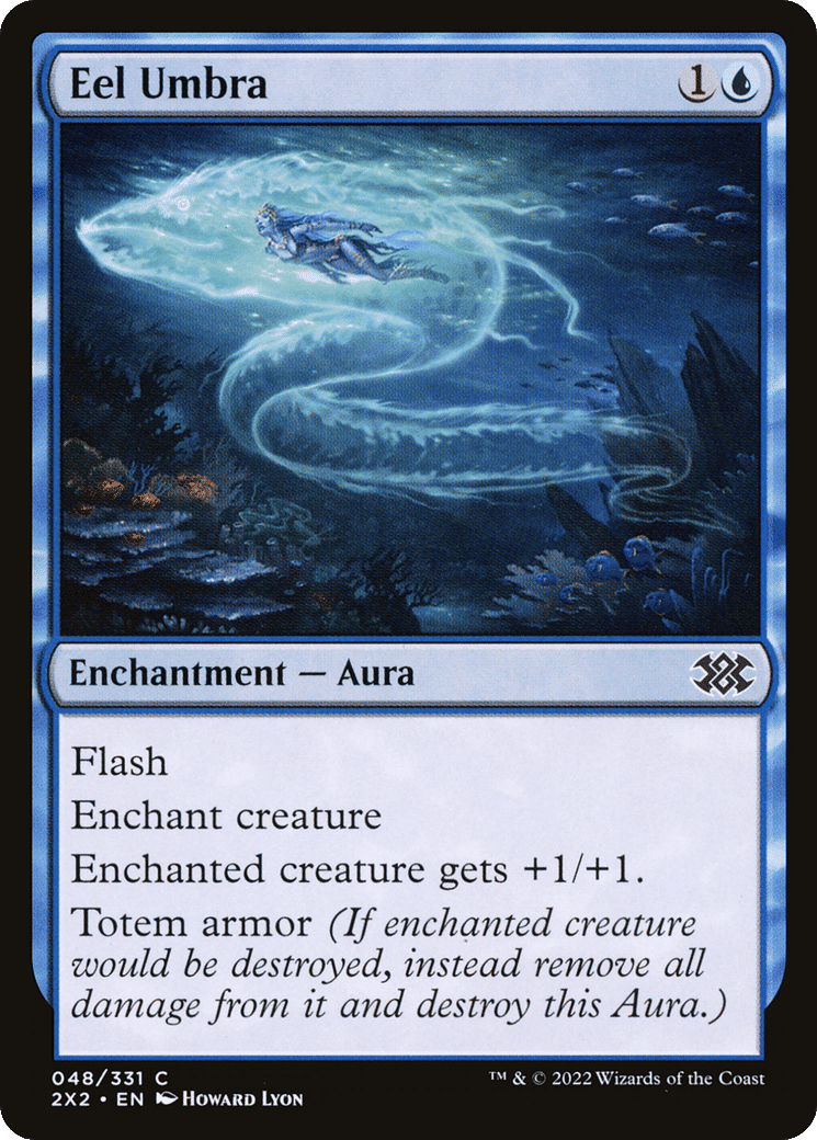 Eel Umbra — Double Masters 2022 — Magic: The Gathering