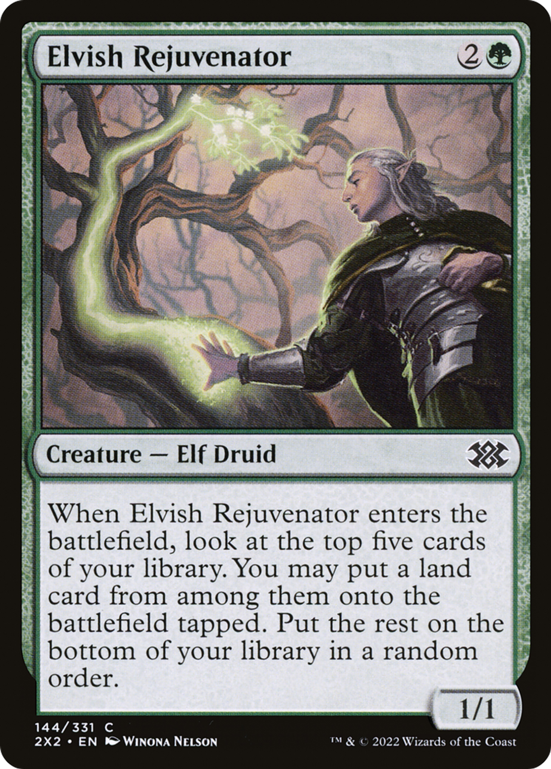 Elvish Rejuvenator — Double Masters 2022 — Magic: The Gathering