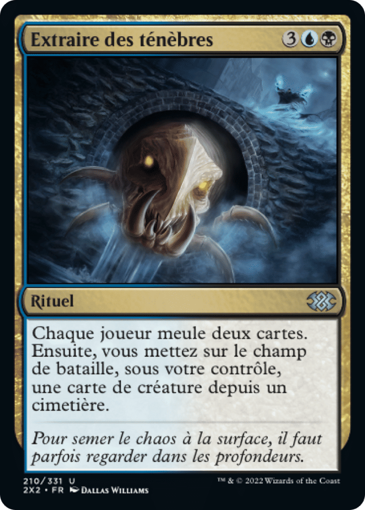 Extraire des ténèbres — Double Masters 2022 — Magic: The Gathering