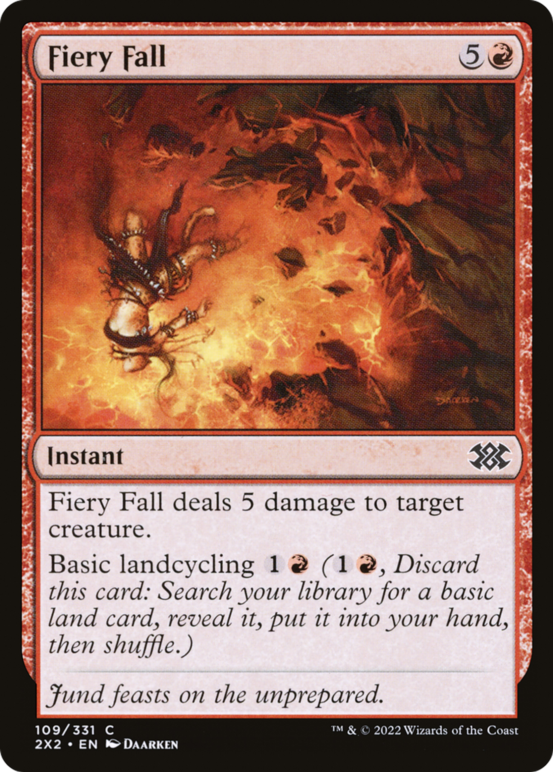 Fiery Fall — Double Masters 2022 — Magic: The Gathering