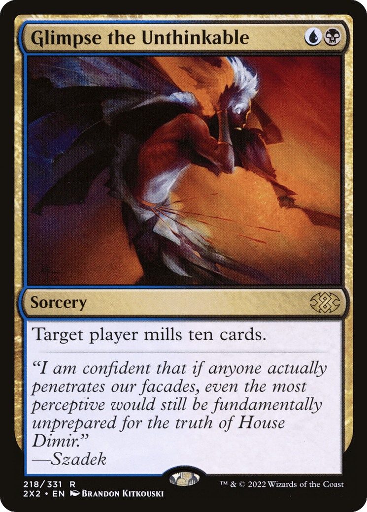 Glimpse the Unthinkable — Double Masters 2022 — Magic: The Gathering