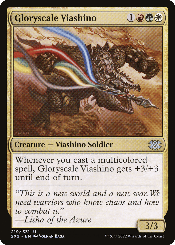 Gloryscale Viashino — Double Masters 2022 — Magic: The Gathering