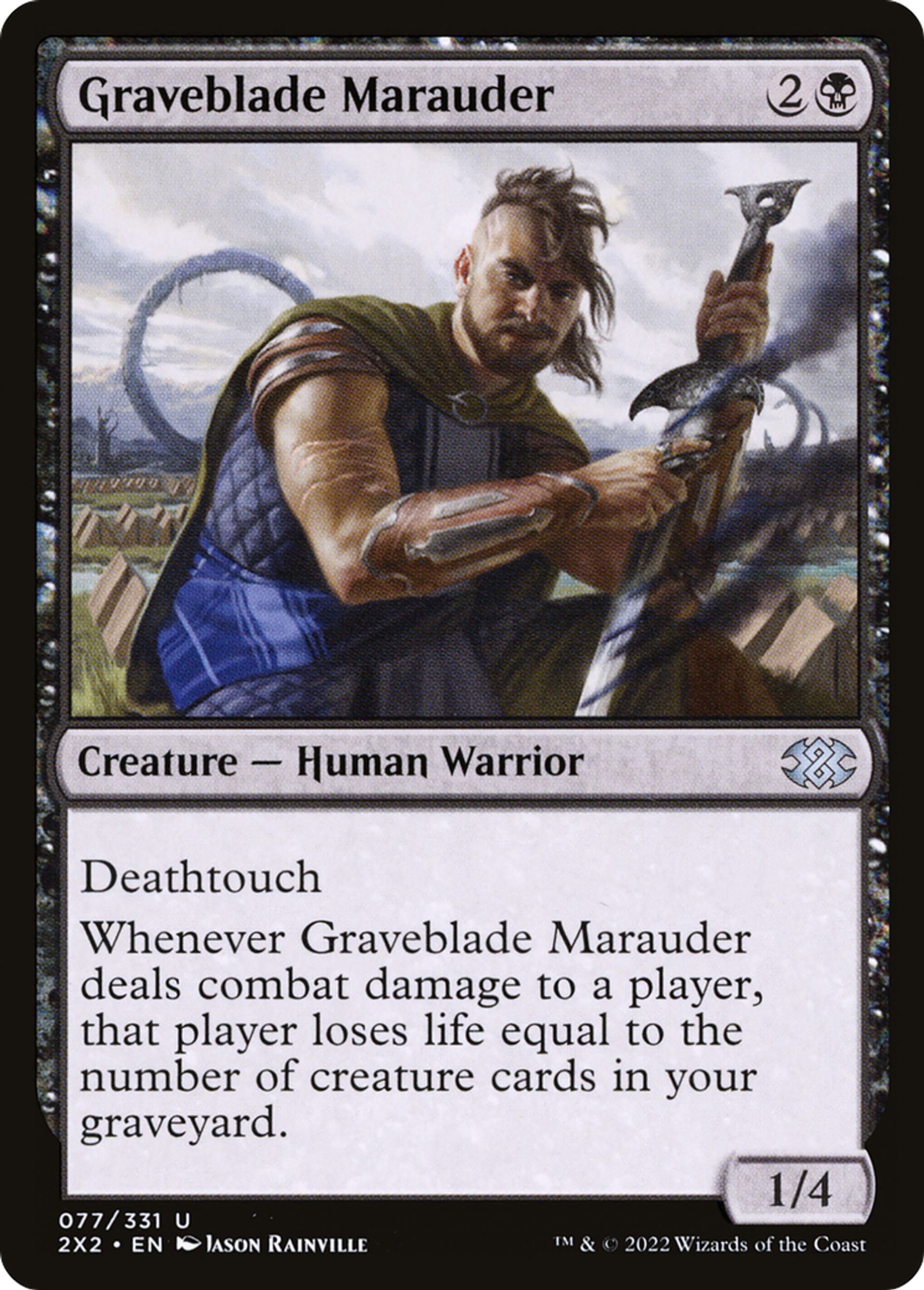 Graveblade Marauder — Double Masters 2022 — Magic: The Gathering