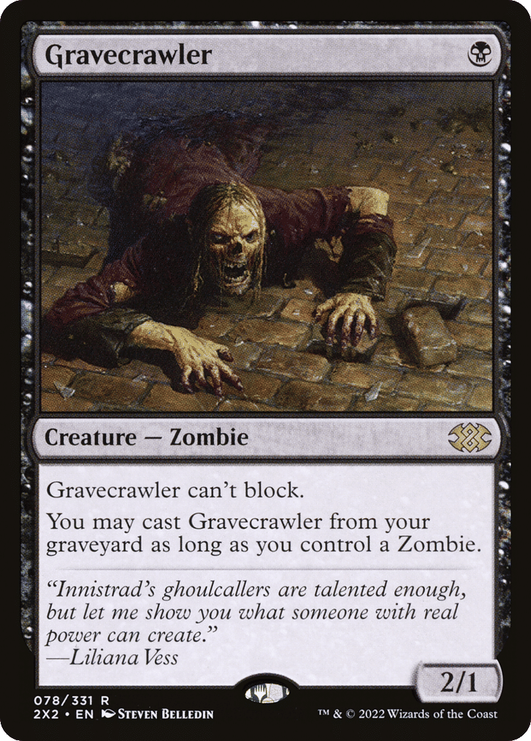Gravecrawler — Double Masters 2022 — Magic: The Gathering