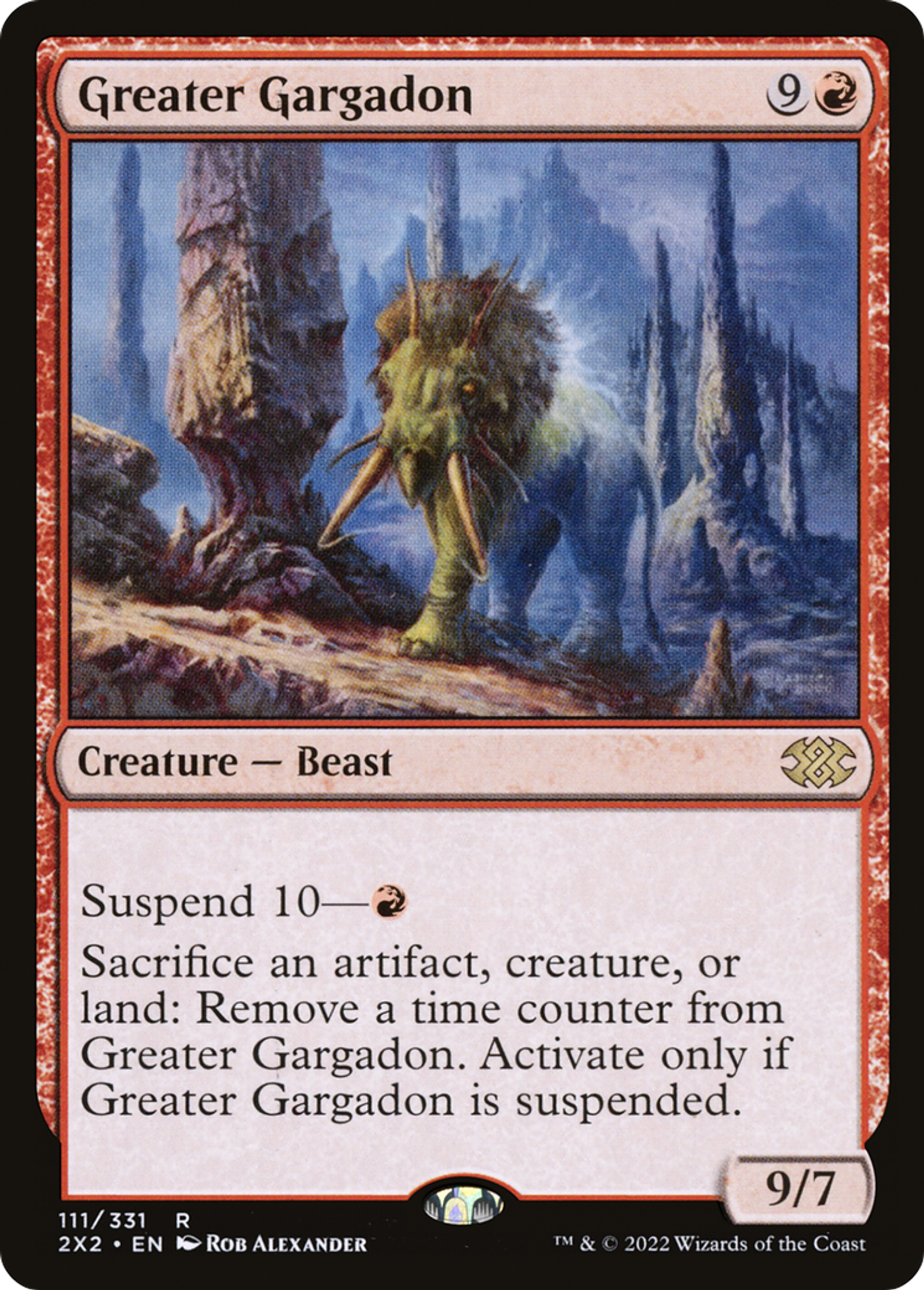 Greater Gargadon — Double Masters 2022 — Magic: The Gathering
