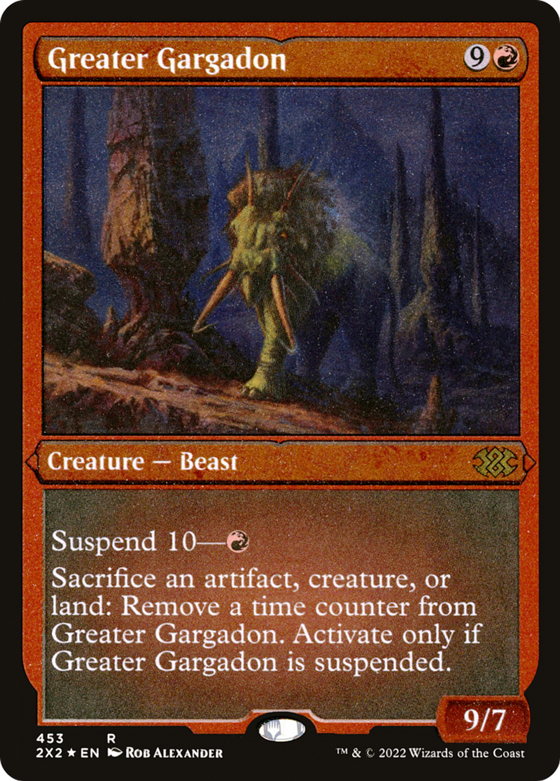 Greater Gargadon — Double Masters 2022 — Magic: The Gathering