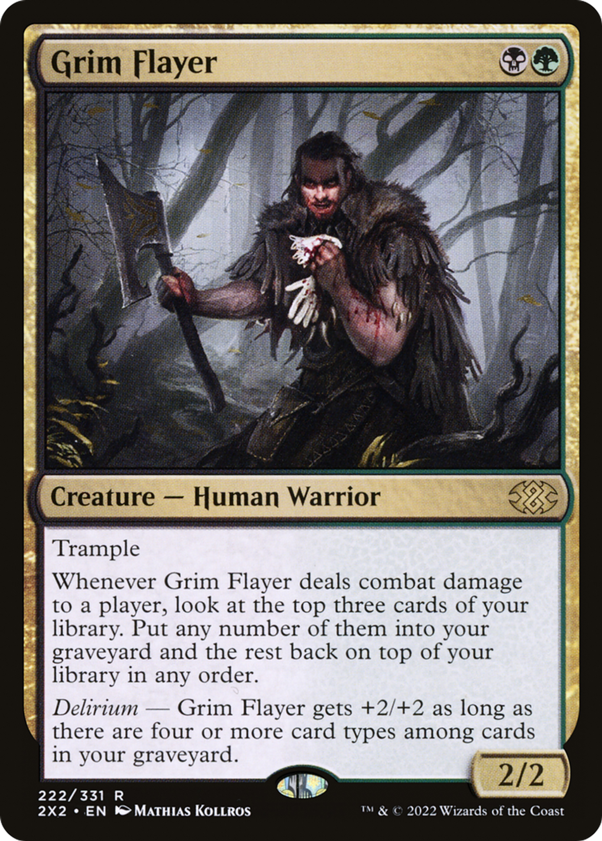 Grim Flayer — Double Masters 2022 — Magic: The Gathering
