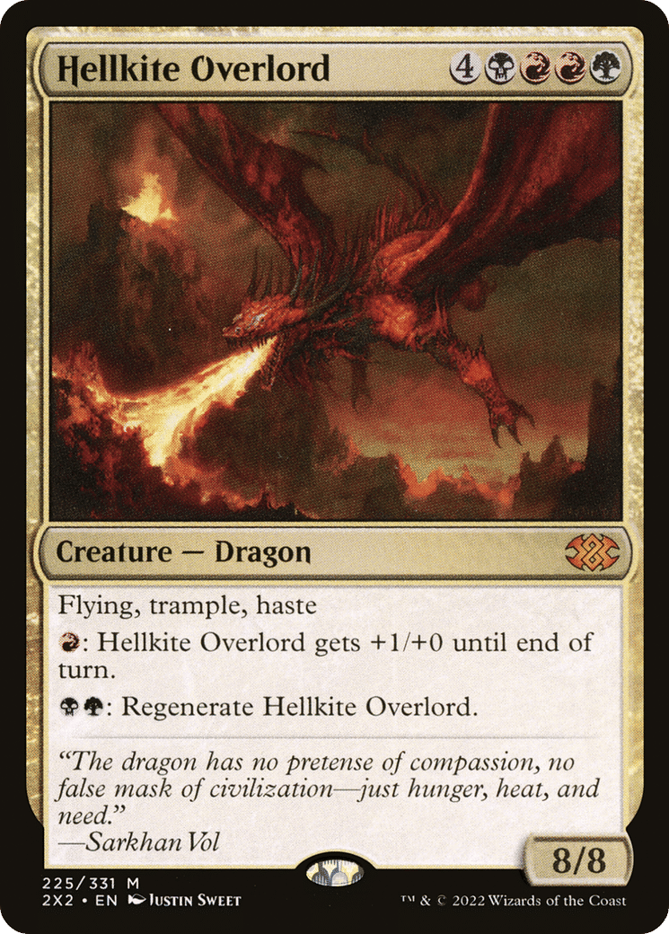Hellkite Overlord — Double Masters 2022 — Magic: The Gathering