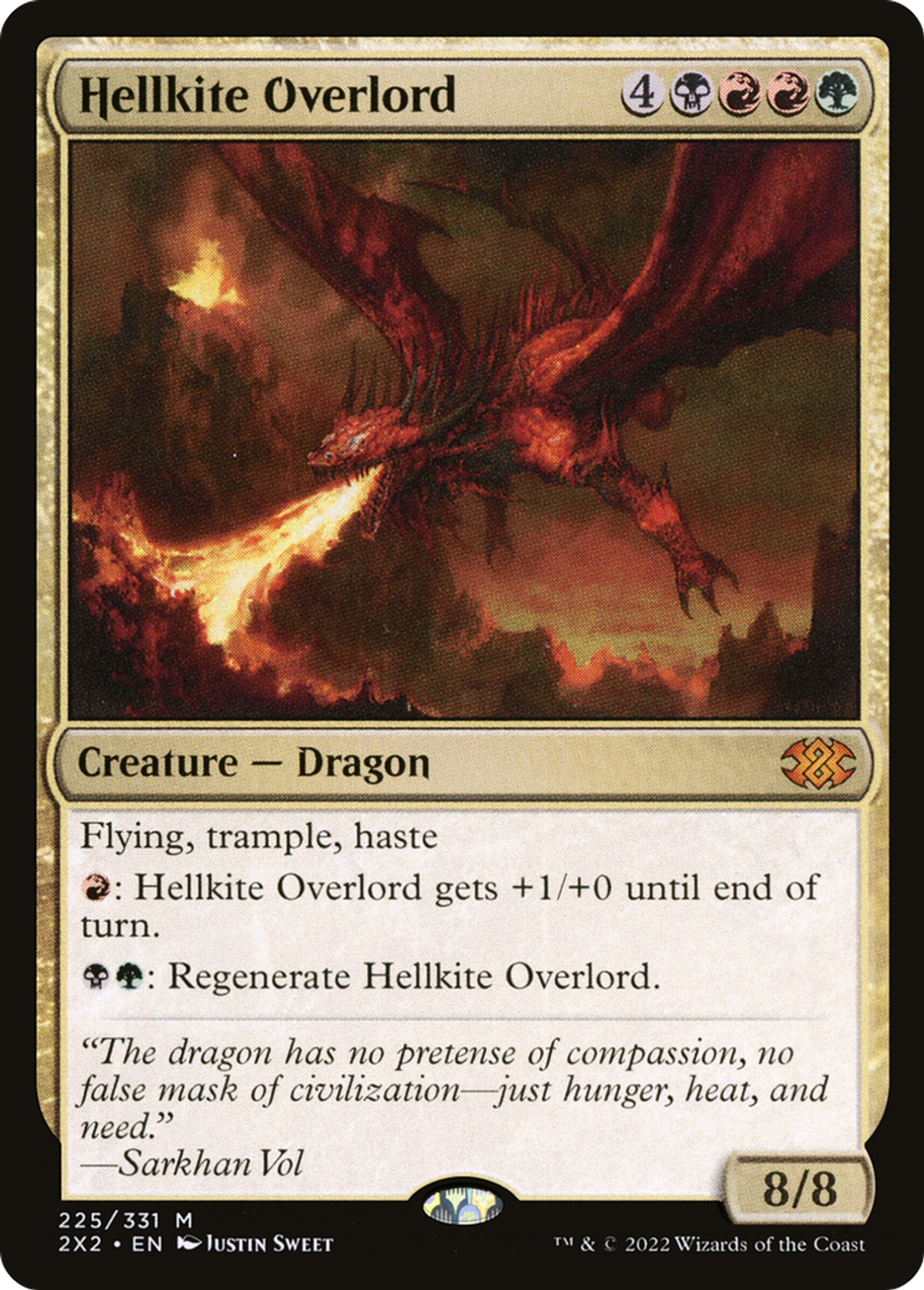 Hellkite Overlord — Double Masters 2022 — Magic: The Gathering