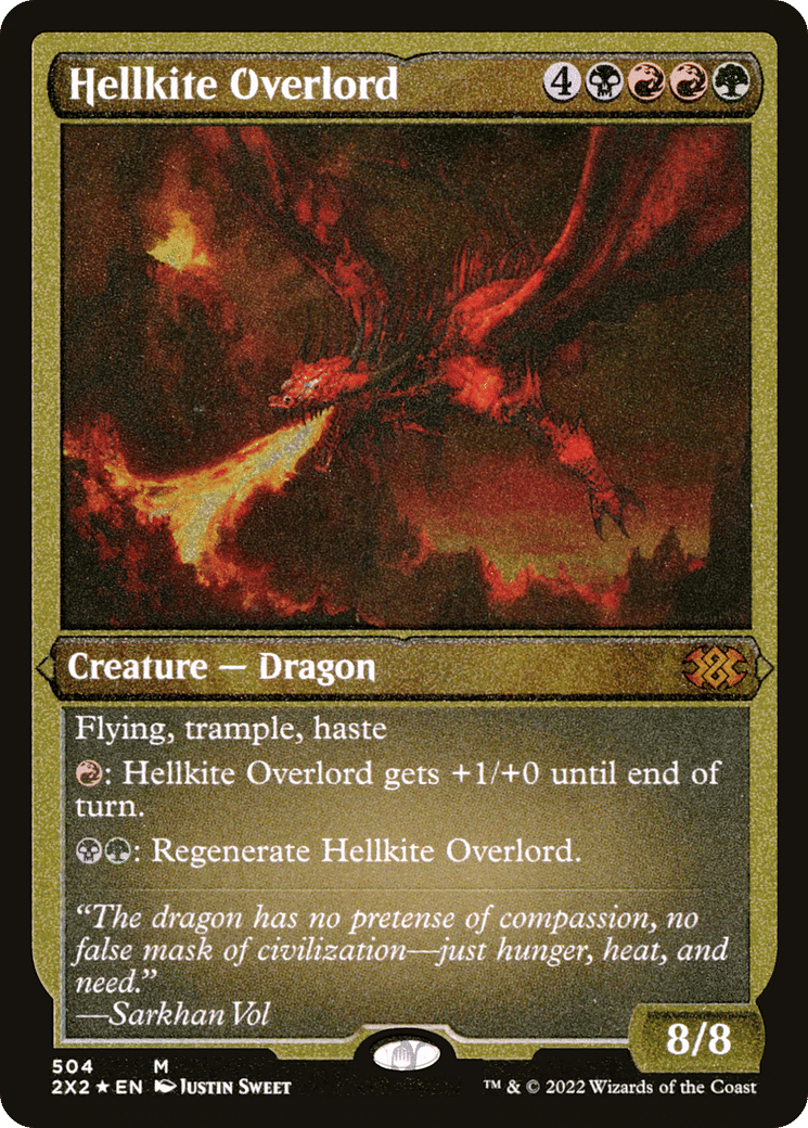Hellkite Overlord — Double Masters 2022 — Magic: The Gathering