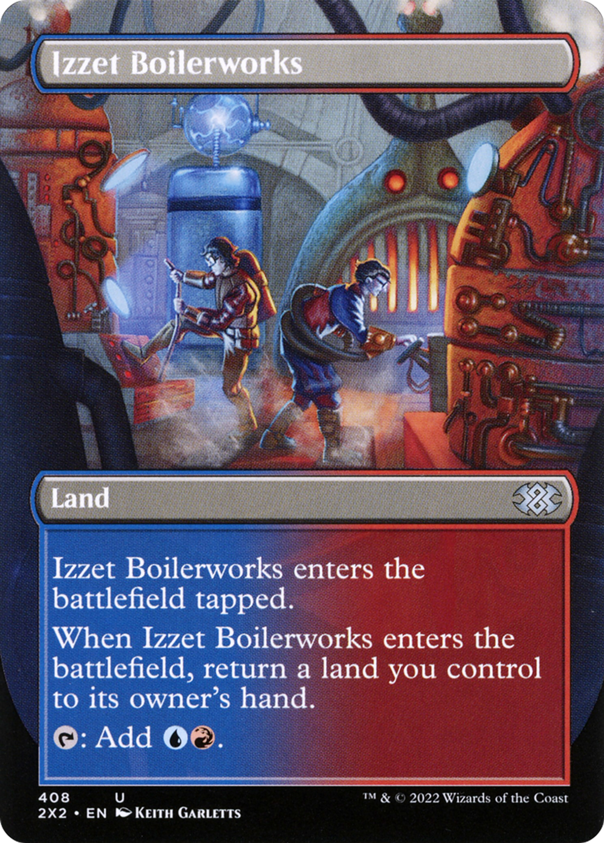 Izzet Boilerworks — Double Masters 2022 — Magic: The Gathering