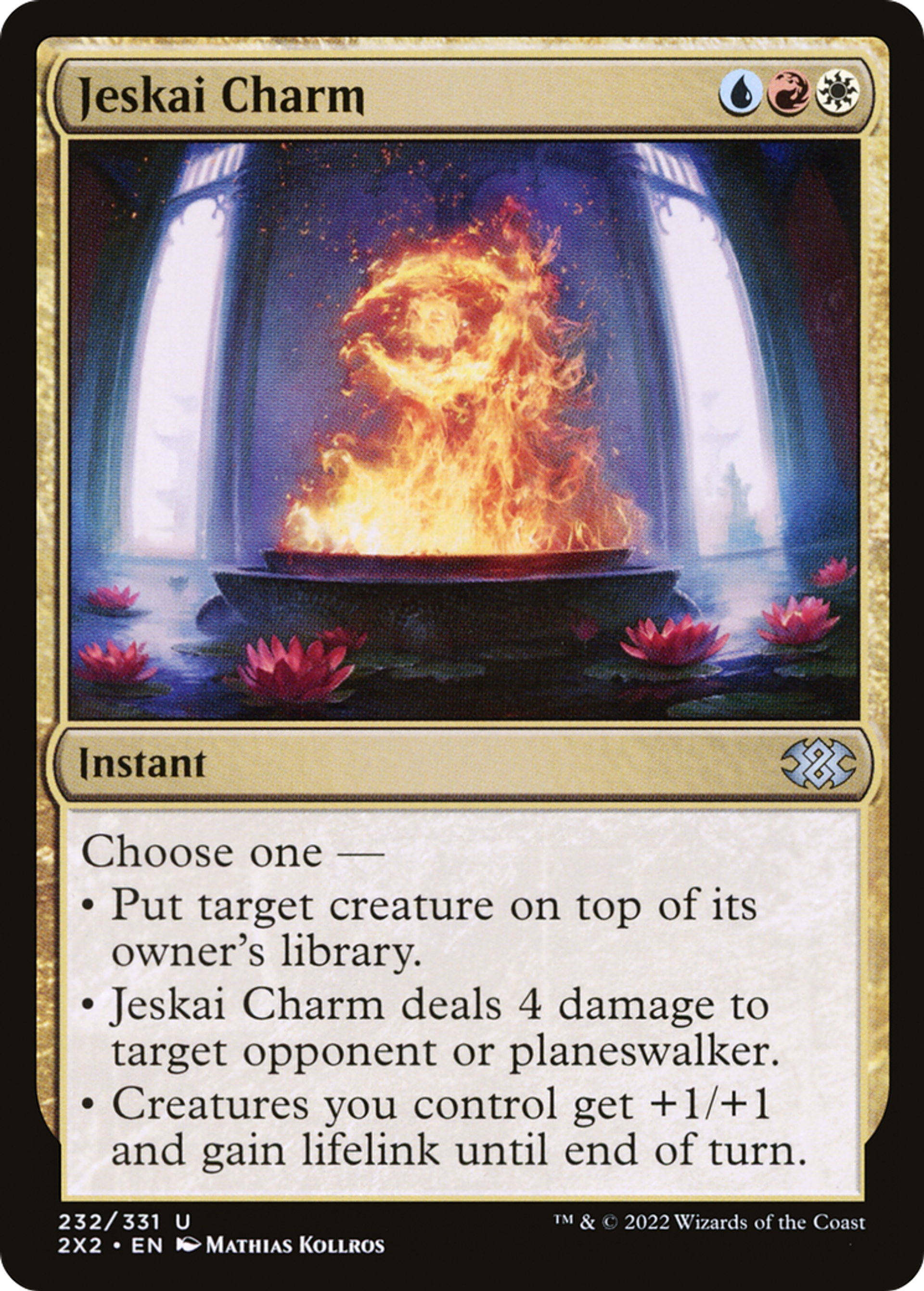 Jeskai Charm — Double Masters 2022 — Magic: The Gathering
