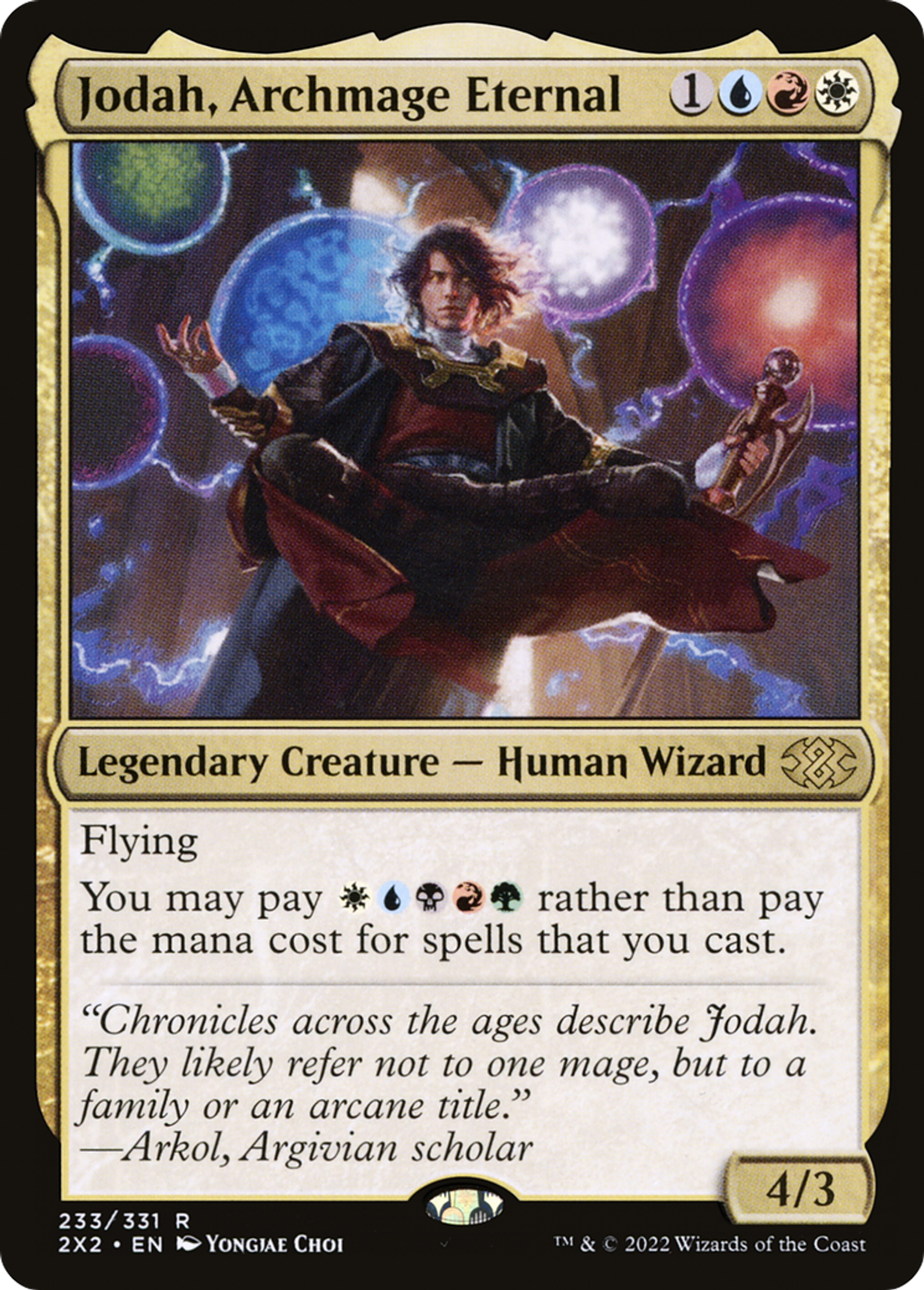Jodah, archimage éternel — Double Masters 2022 — Magic: The Gathering