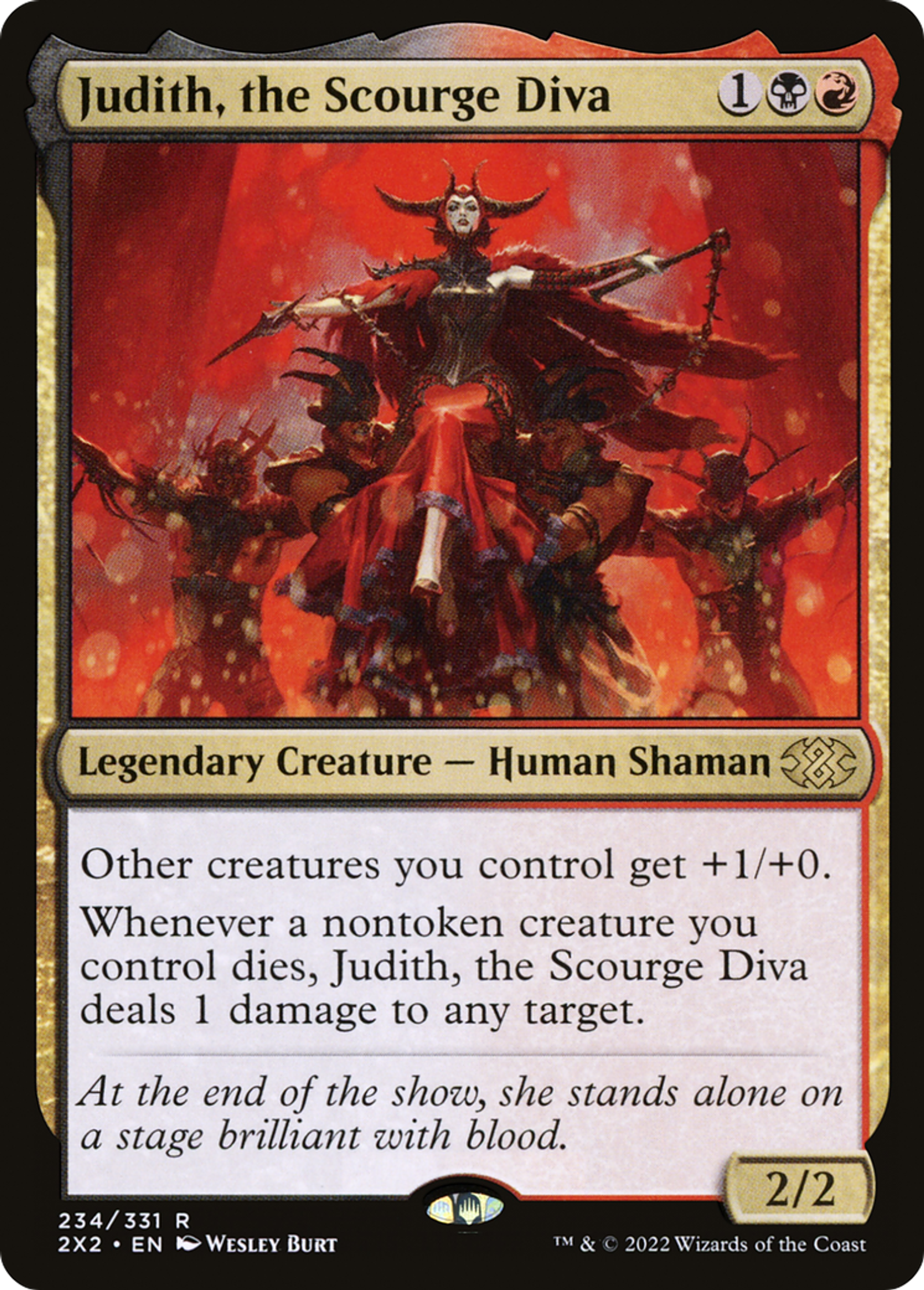 Judith, the Scourge Diva — Double Masters 2022 — Magic: The Gathering