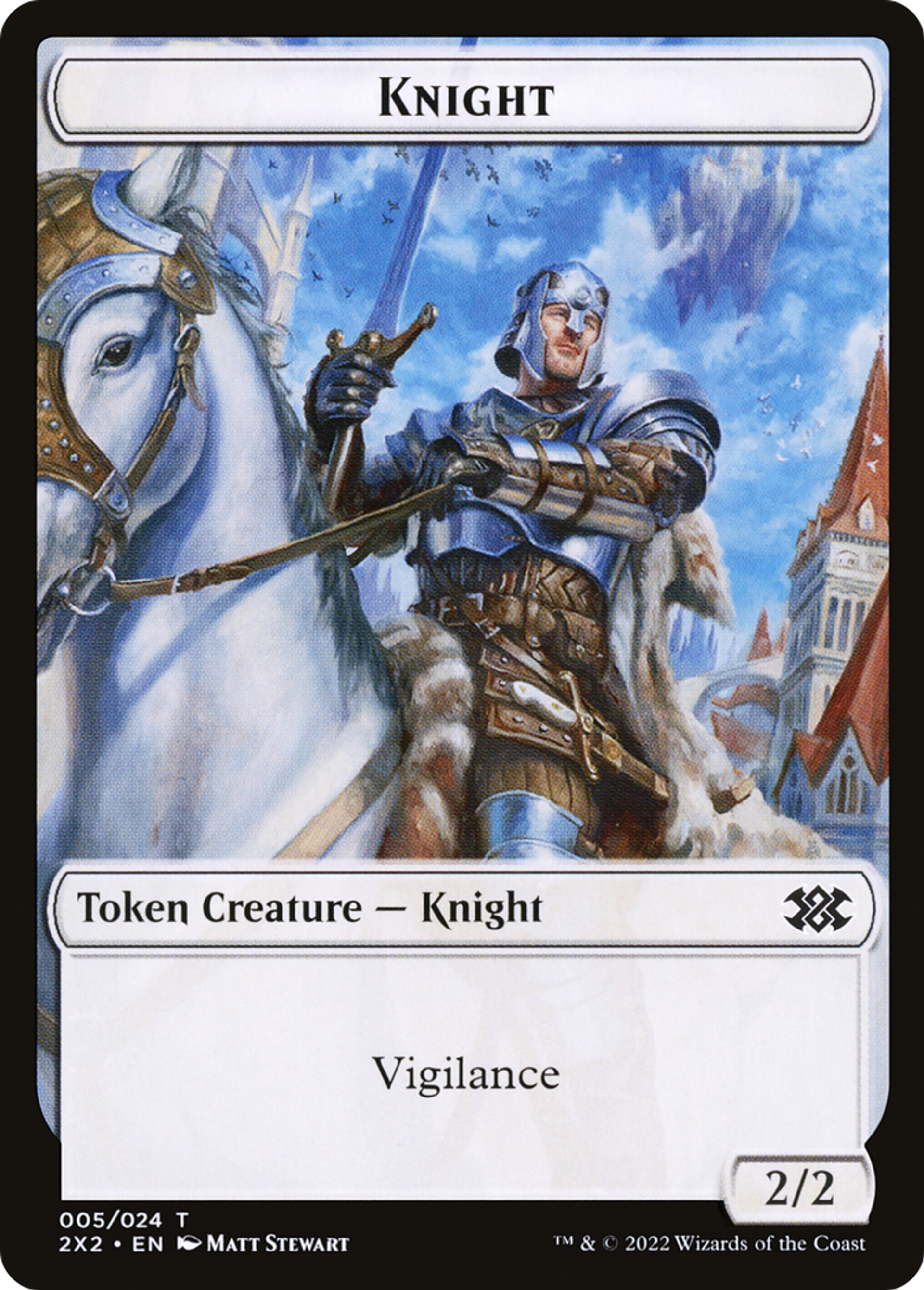 Knight — Double Masters 2022 — Magic: The Gathering