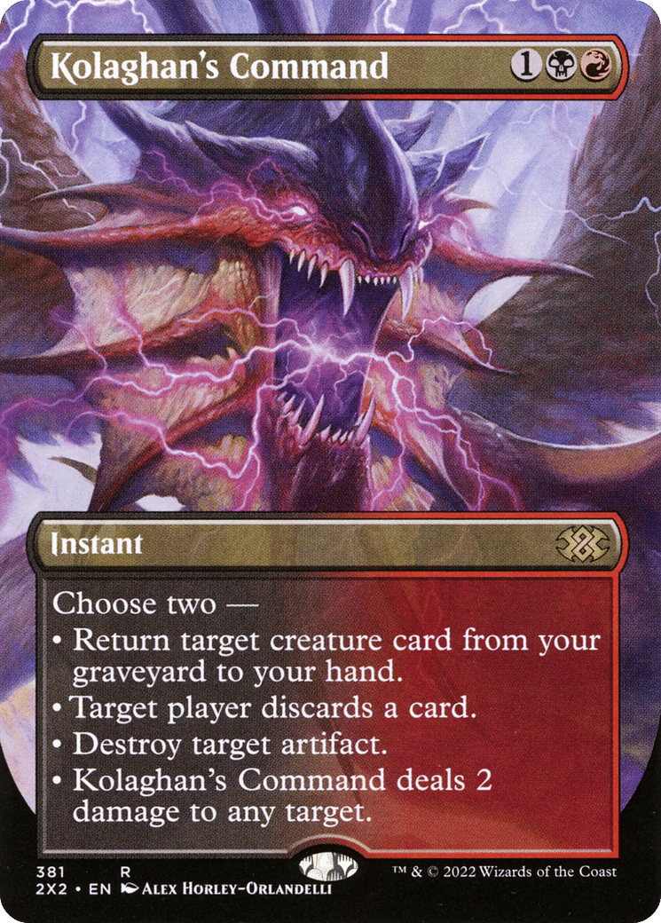 Kolaghan's Command — Double Masters 2022 — Magic: The Gathering