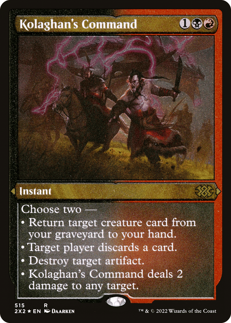 Kolaghan's Command — Double Masters 2022 — Magic: The Gathering