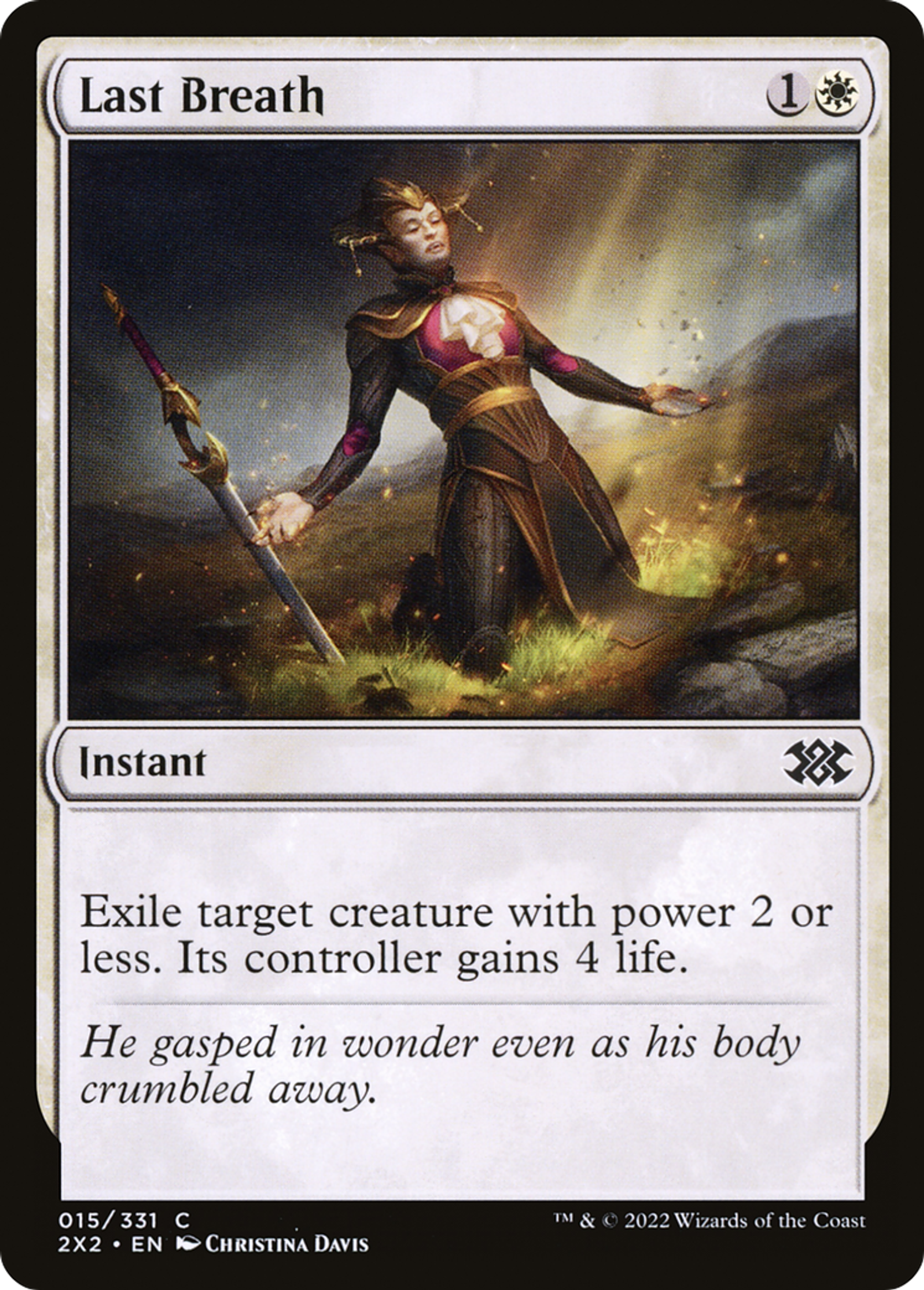 Dernier souffle — Double Masters 2022 — Magic: The Gathering