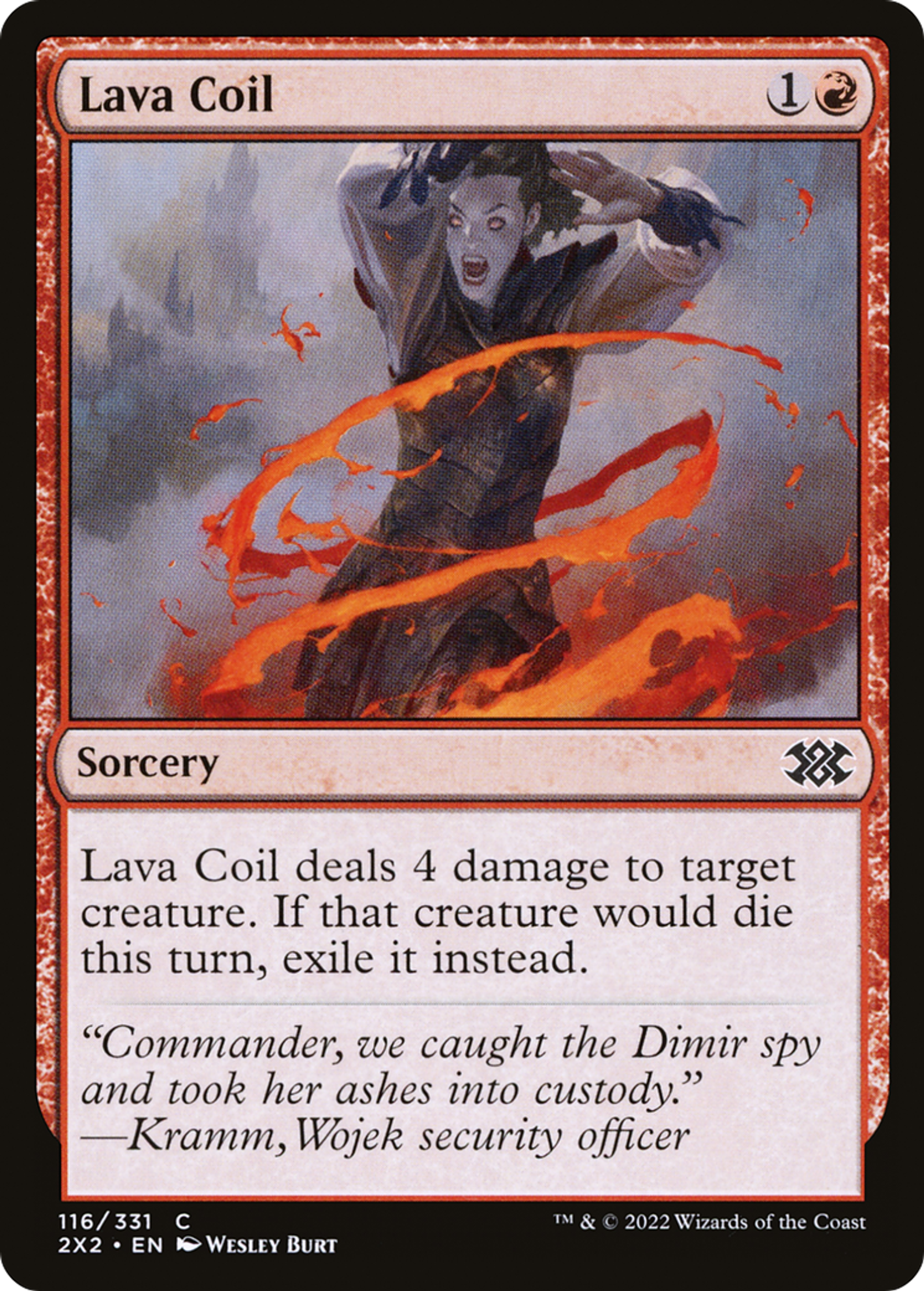 Étreinte de lave — Double Masters 2022 — Magic: The Gathering