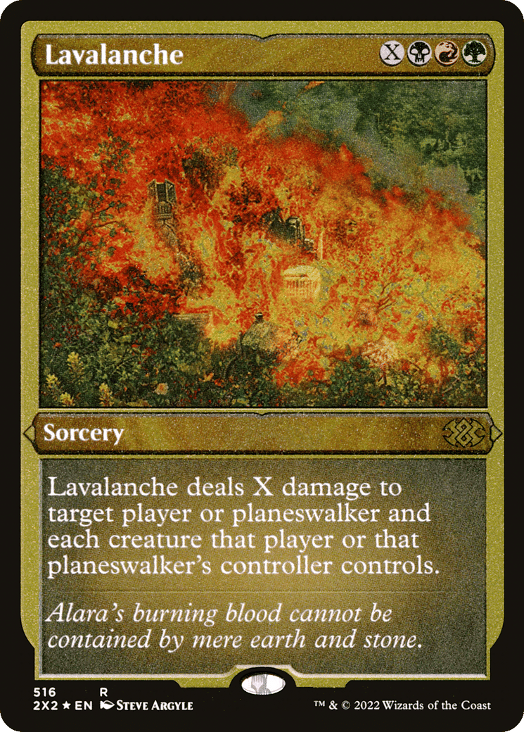 Lavalanche — Double Masters 2022 — Magic: The Gathering