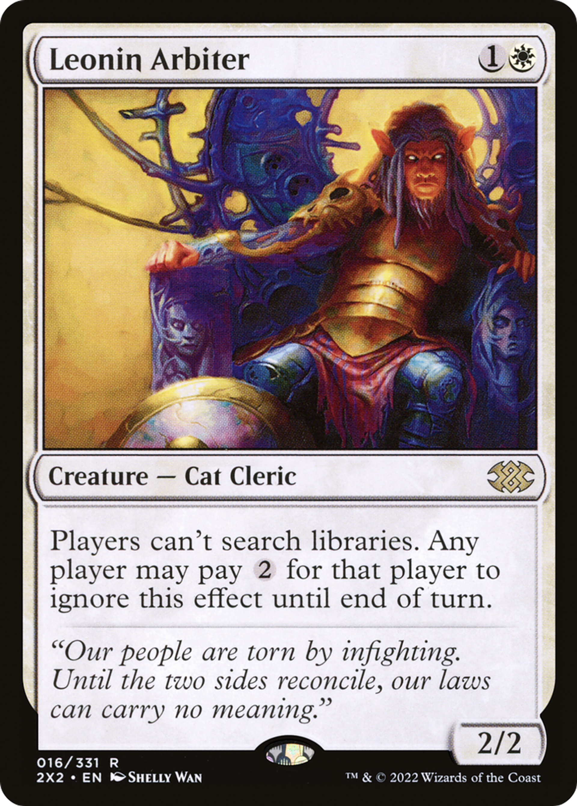 Arbitre léonin — Double Masters 2022 — Magic: The Gathering