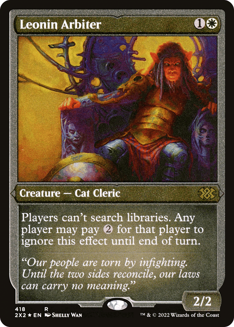 Leonin Arbiter — Double Masters 2022 — Magic: The Gathering
