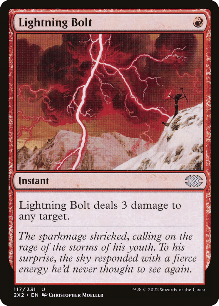 Lightning Bolt — Double Masters 2022 — Magic: The Gathering