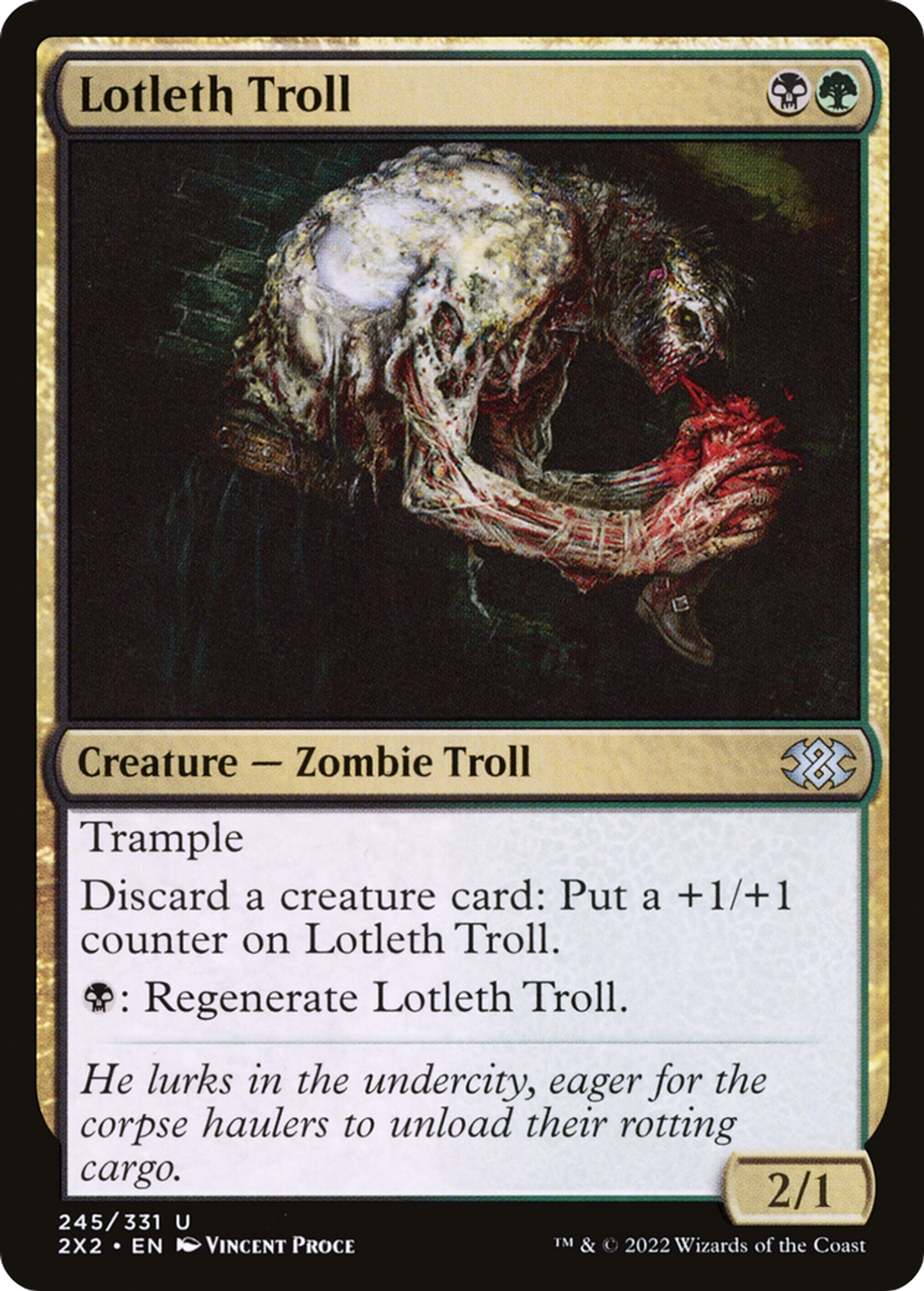 Lotleth Troll — Double Masters 2022 — Magic: The Gathering