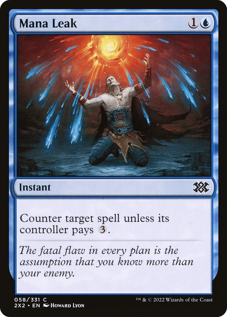 Mana Leak — Double Masters 2022 — Magic: The Gathering