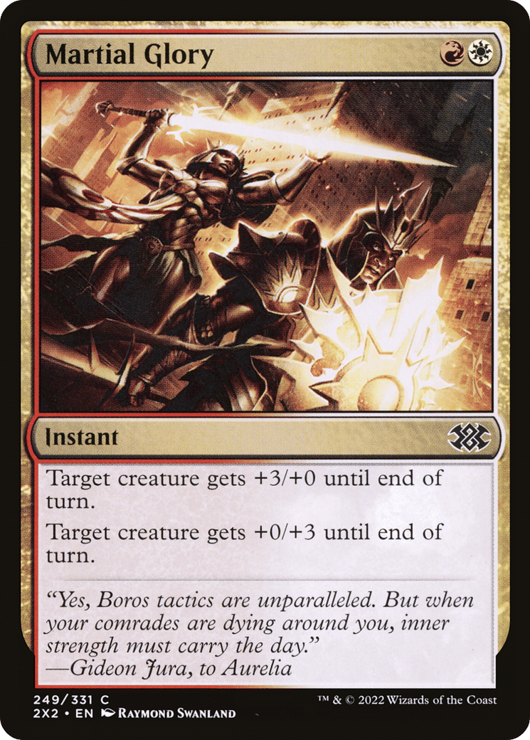 Martial Glory — Double Masters 2022 — Magic: The Gathering