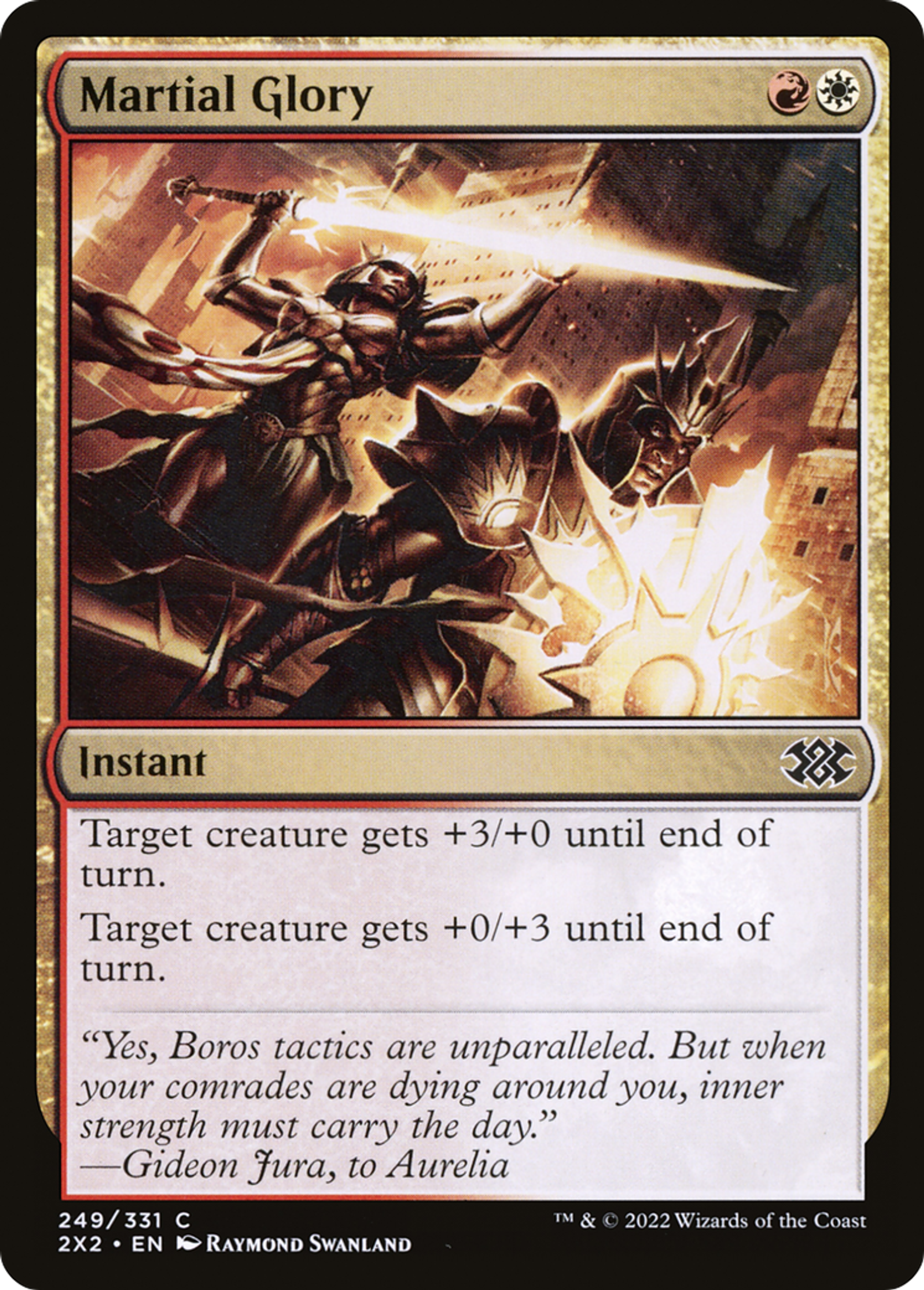 Martial Glory — Double Masters 2022 — Magic: The Gathering