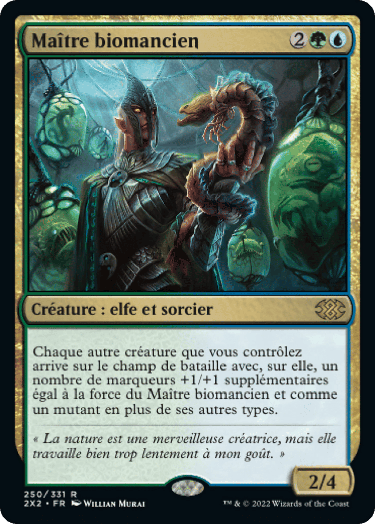 Maître biomancien from Double Masters 2022 - Magic: The Gathering