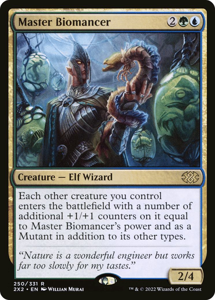 Master Biomancer — Double Masters 2022 — Magic: The Gathering